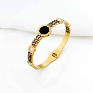 Luxurious Gold Coin Bangle for Women