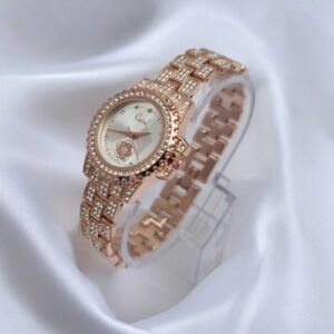 Elegant Quartz Shinny Bracelet Watch with Zircon Touch