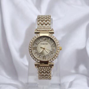 Party Wear Luxury Swarovski Bridal Watch for Girls