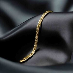 Classic Gold Cuban Link Chain Bracelet