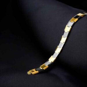 Original Diastar Gold and Black Link Bracelet